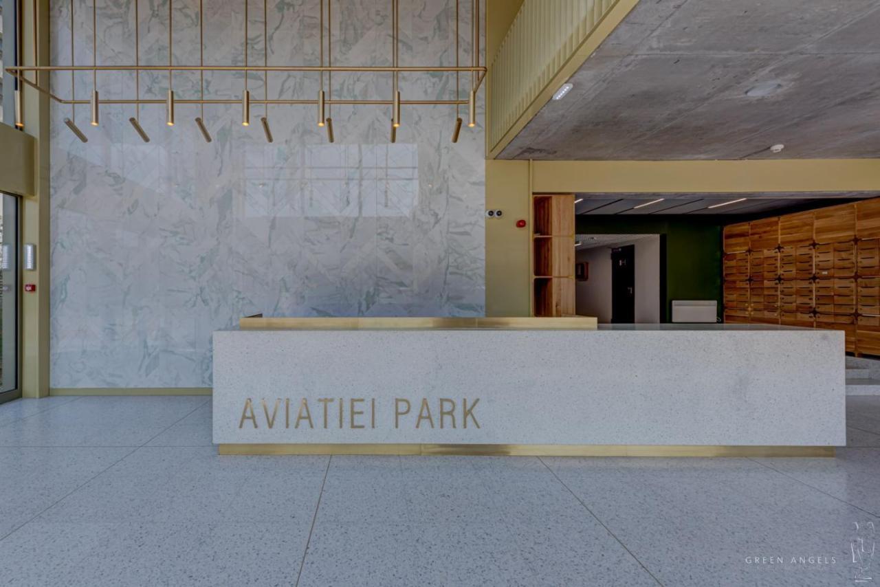 Brooklyn Studio - Aviatiei Park - Netflix - Parking ブカレスト エクステリア 写真